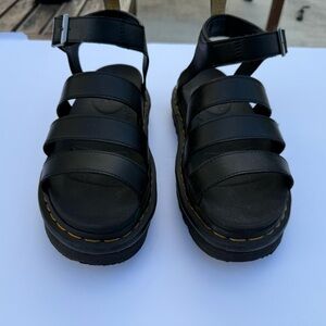Dr. Martens Black SoftWair Sandals